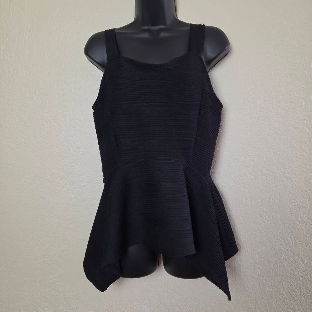 Deletta Anthropologie Origami Peplum Tank Top